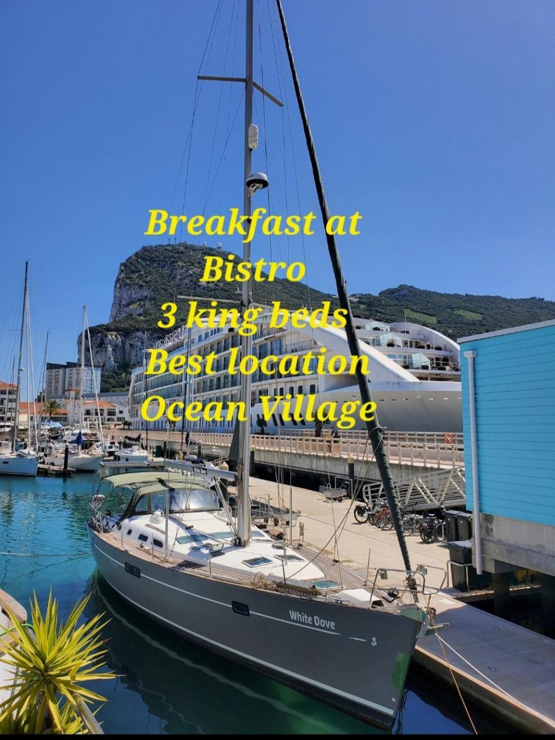 Luxury Yacht Stay "White Dove" Sleeps 6 Гибралтар Экстерьер фото